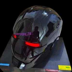 AUTOKING Iron Man MK5 Helm schwarz 1:1 sprachgesteuert tragbar Cosplay Requisiten - Bild 1 von 5