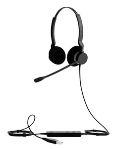 JABRA BIZ 2300 USB MS PARA MICROSOFT LYNC AURICULARES PC CON CABLE CON CANCELACIÓN DE RUIDO - Imagen 1 de 9