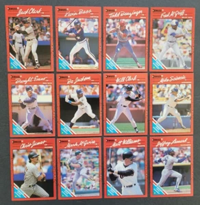 Tarjetas de jonrón Grand Slammer Set 1990 Donruss Bo Jackson Will Clark Mark McGwire - Imagen 1 de 2