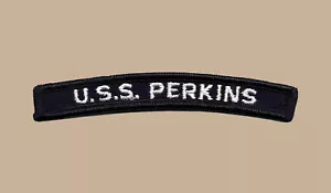 US Navy DD-877 DDR-877 USS Perkins Destroyer UIM scheda oscillante a spalla - Foto 1 di 1