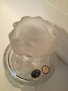 NEW BOHEMIA 24% PB0 CRYSTAL CLEAR LIQUOR,SCOTCH,WHISKEY,WINE DECANTER JAR-CZECH - Picture 1 of 7