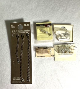 NEW w/ TAag - Assorted Necklace Extenders, Earring Backs, Ring Adjusters - Picture 1 of 2