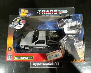 Transformers Back to the Future Delorean Gigawatt LE1985 NEW. IN HAND - Picture 1 of 11