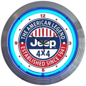 Neonetics 8JEEPX Jeep The American Legend 15 pulgadas reloj de neón - Imagen 1 de 1