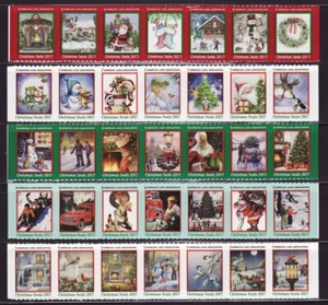 ALA 2017 Test Design colección de sellos de Navidad de EE. UU., según sea necesario - Imagen 1 de 6