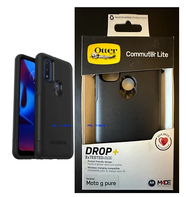Funda OTTERBOX Commuter Lite Series para Motorola Moto G Negro Puro Foto 1 de 4