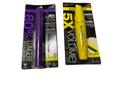 Wet n Wild  MegaVolume Mascara  C138  + MegaLength Mascara C139  In Box - Image 1 of 2
