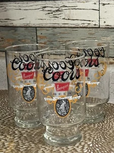 32 Unzen Coors Bankett Bier 1 Quart Glas Standfuß Pub Glas Vintage - Bild 1 von 4