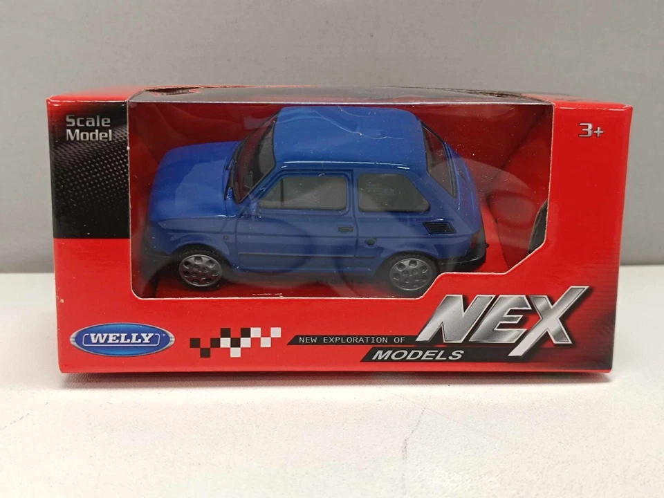 Fiat 126 - 1980 Blu Blue Welly Nex 1:43 Modellino Auto Nuovo - Immagine 1 di 4