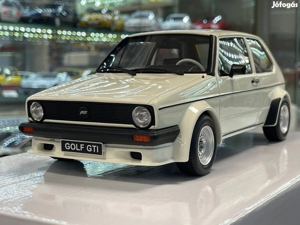 Miniature neuve Volkswagen VW Golf GTI Mk1 ABT Alpine White 1982 1/18 Ottomobile - Photo 1/1