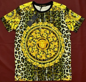 Men's Versace Tabby Short Sleeve T-Shirt Slim fit Size XL - Picture 1 of 5