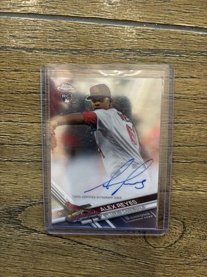 2017 Topps Chrome Alex Reyes Rookie Autographs #RA-AR Auto - Image 1 of 2
