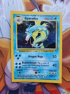 Gyarados - Base Set MISPRINT Square Cut Error 6/102 - Picture 1 of 4