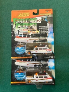 1997 Johnny Lightning Frightning Lightnings  Ghostbusters ECTO-1A Halloween X2 - Picture 1 of 6