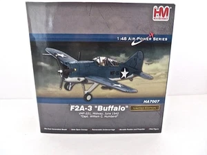 Hobby Master F2A-3 "Buffalo" VMF-221 HA7007 1:48 Diecast - Picture 1 of 11