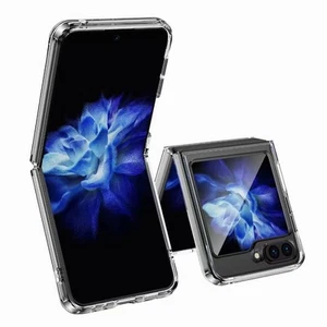 NUCNOK Cover per Samsung Galaxy Z Flip 5 5G Ultra Sottile Trasparente Silicone - Imagen 1 de 24