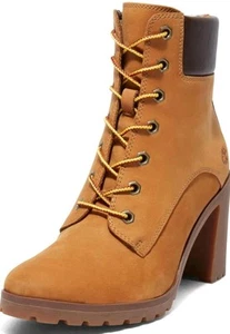 Timberland Women's Allington 6" Lace-Up Boot Wheat Nubuck US Size 7 EU 38 - Picture 1 of 4