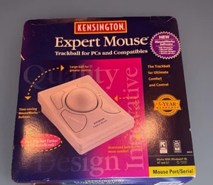 Vintage 1997 Kensington Expert Mouse Model #64215 Expert Wired Trackball Mouse - Picture 1 of 11