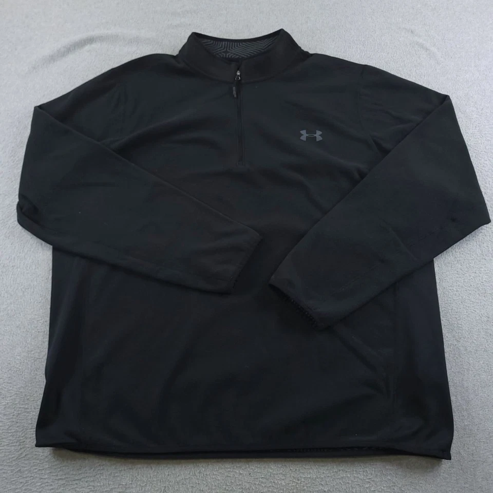 Pullover polar infrarrojo Under Armour para hombre 3XL negro ColdGear cuarto cremallera simulado Foto 1 de 4