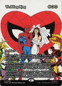 Wedding Ring (Borderless) M Marvel Eternal-Legal 7 LP-NM MTG - Picture 1 of 1