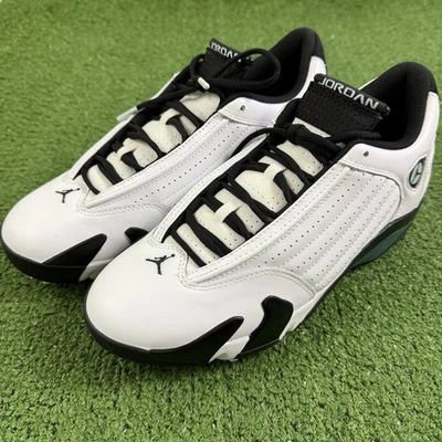 耐克 Air Jordan Retro 14 高尔夫鞋 氧化 绿色 XIV HJ7710-100 男式 9 码 — 第 1/4 张图片
