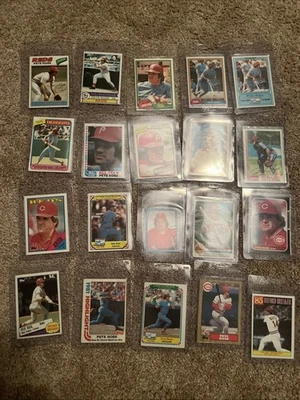 Lote de 20 tarjetas de béisbol Pete Rose 1977-1988 sin duplicados en muy buen estado/ex Foto 1 de 4