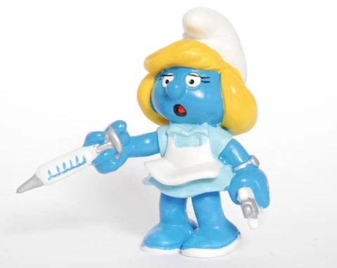 20139- " Nurse " - Smurfette " -schleich-neu-new-smurf Perfect Cover