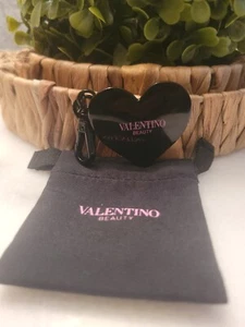Valentino Beauty Black Heart Keychain NEW!! - Picture 1 of 2
