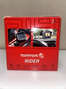 TomTom RIDER 2 2nd GPS Motorcycle w/ZK Bike Set US/Canada/Europe Map Software - Picture 1 of 6