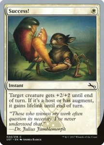 Magic the Gathering (mtg): UST: Success! (x 4) - Picture 1 of 1