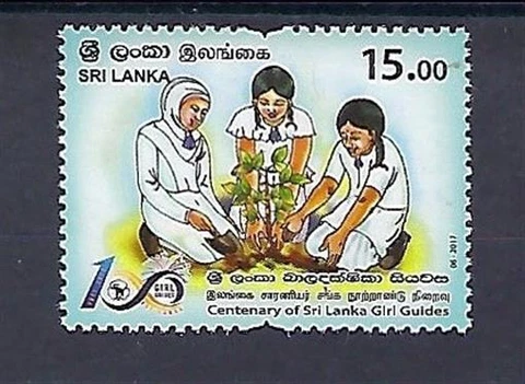 2012 Scouts Sri Lanka Girl Guides Centenary Cover