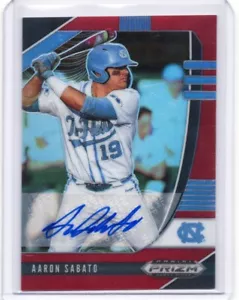 Aaron Samstag Auto Rookie RC Autogramm 2020 Panini Prizm ROT/50 Zwillinge sp - Bild 1 von 2