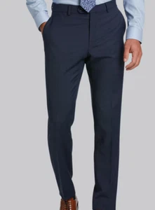 Tommy Hilfiger Anzughose Modern Fit Stretch Haifischleder blau Wolle 32 34 38 40 44 - Bild 1 von 6