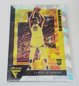  2020-21 Panini Flux Fanatics Silver Cracked Ice RC #204 James Wiseman