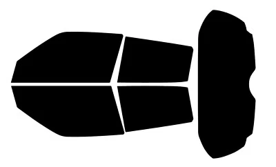 Тонировка окна для внедорожника Nissan Juke 2011-2013 предварительно нарезанная нанокерамическая автомобильная пленка комплект - Изображение 1 из 4