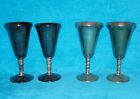 Vintage Lot- 4 William ADAMS Spain+FB ROGERS Italy GOBLET/CHALICE Silverplate