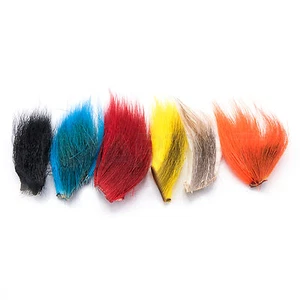 BUCKTAIL COMBO PACK - Fly Tying Material 6-Piece Dyed Hair Sample Hareline NEW! - Picture 1 of 1