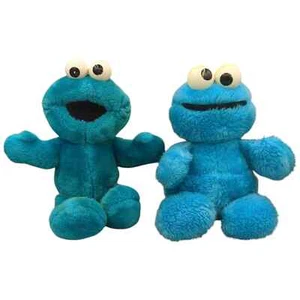 Vintage Krümelmonster Plüsch Lot 1996 Tyco sprechendes Krümelmonster Hasbro Softies - Bild 1 von 11
