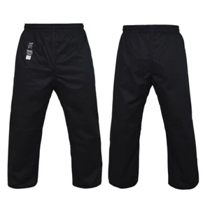 Morgan Sports Yamasaki Gi Martial Arts Pants - 10oz - Black -Kids & Adults Sizes - Picture 1 of 4