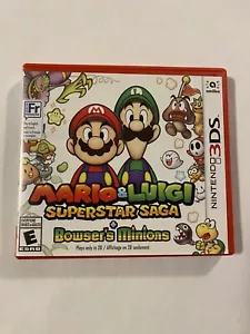 Mario & Luigi: Superstar Saga + Bowser's Minions Nintendo 3DS 2017 Tested Game - Picture 1 of 13