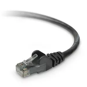 BELKIN INTERNATIONAL INC A3L980-07-BLK 7-Foot Cat6 Black Cables No Boots - Picture 1 of 1