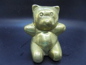 Messing Molliger Bär Figur 3" seltener Fund - Bild 1 von 5