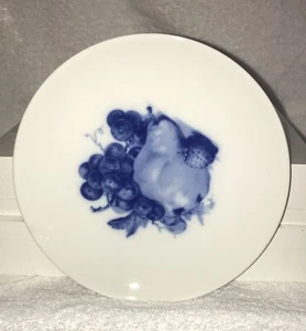 Hutschenreuther Cobalt Blue Fruit 6 Dessert Salad Plates - Picture 1 of 11