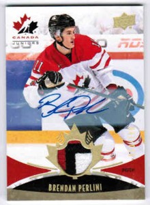 2016 UD TEAM CANADA JUNIORS PATCH AUTOGRAPH AUTO CARDS #101-142 U-Pick From List