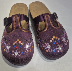 Zuecos vintage retro SKECHERS algo más sin cordones talla 9 - cuentas/estrás - Imagen 1 de 11