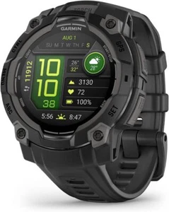 Garmin Instinct 3 AMOLED Smartwatch 50mm anthrazit Silikonband 010-03020-00 - Bild 1 von 9
