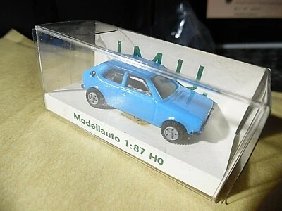 IMU 11001 SCALA 1 / 87 VW POLO COLORE AZZURRO IN SCATOLA ORIGINALE  - Immagine 1 di 2