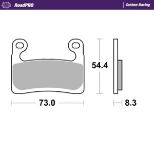 MotoMaster Front Brake Pads for BMW R1300 GS ADVENTURE 2025 RoadPRO Carbon  - Picture 1 of 1