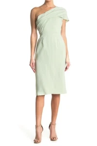 New With Tag Reiss Riana Women's One Shoulder Bodycon Dress Size UK 4 Mint Green - Picture 1 of 3