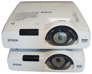 Epson EB-535W Projector Job Lot Of 2 Units Power Tested Only Need New Lamps - Picture 1 of 8